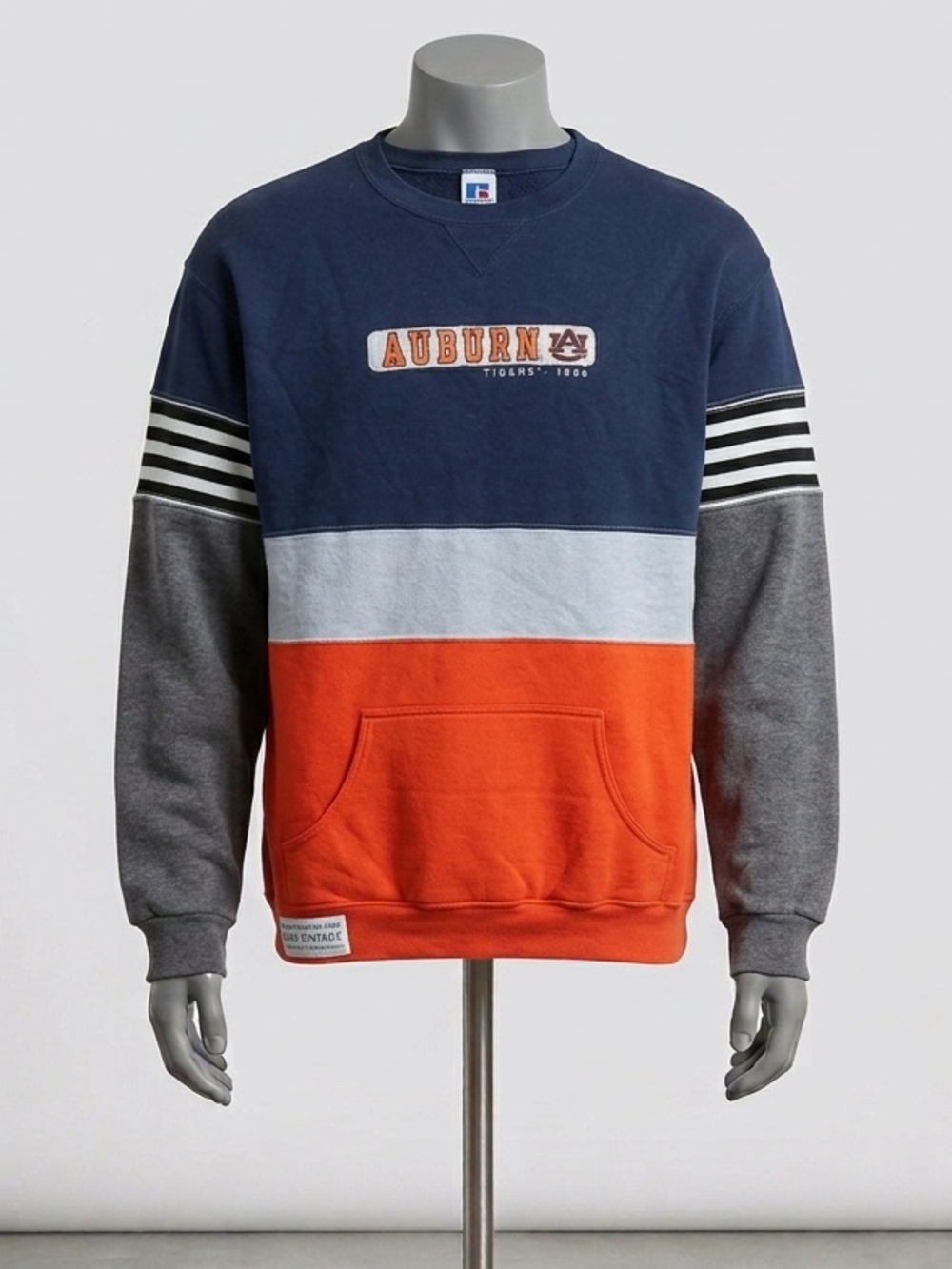 Vintage Auburn Tigers Upcycled Custom Sweatshirt - Russell Athletic (XL)